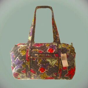Vera Bradley Iconic Small Floral Duffle - Falling Flowers
